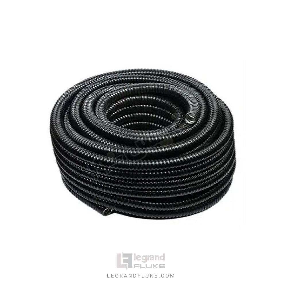 لوله خرطومی فلزی روکش دار سایز 16 | محافظت کابل شبکه و برق